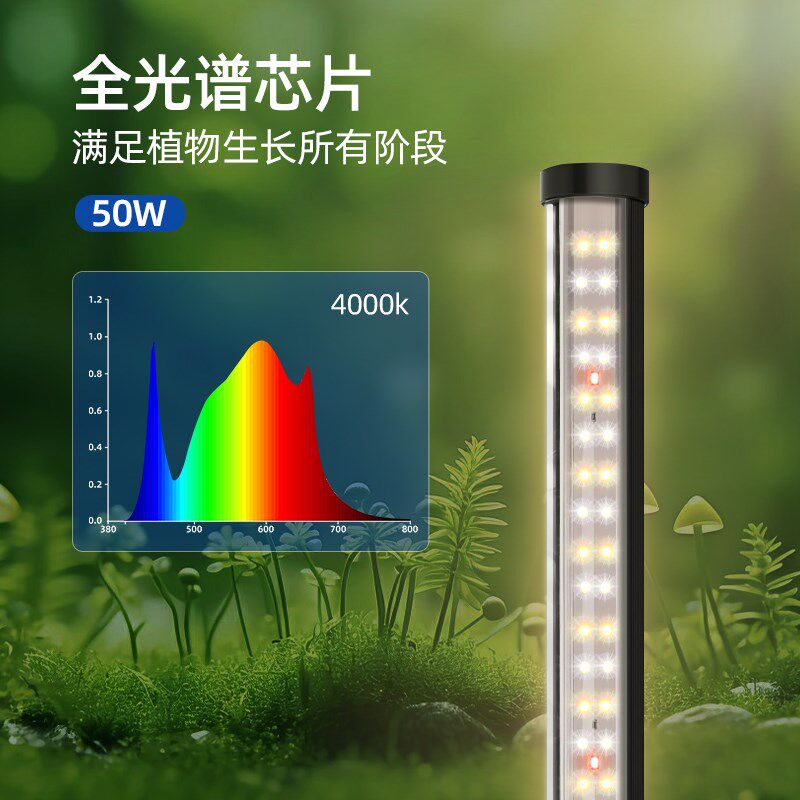 植物生长灯室内阳台多肉绿植专用侧发光落地全光谱led热植补光灯