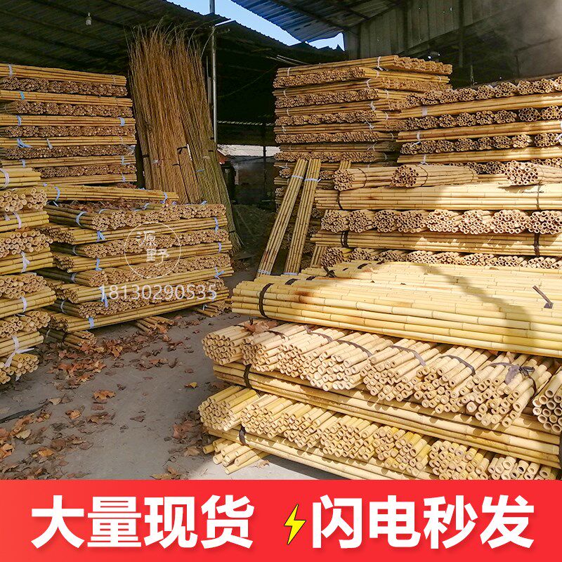 防腐竹竿装修隔断竹子装饰楠竹粗竹杆2米3米4米吊顶白竹竿
