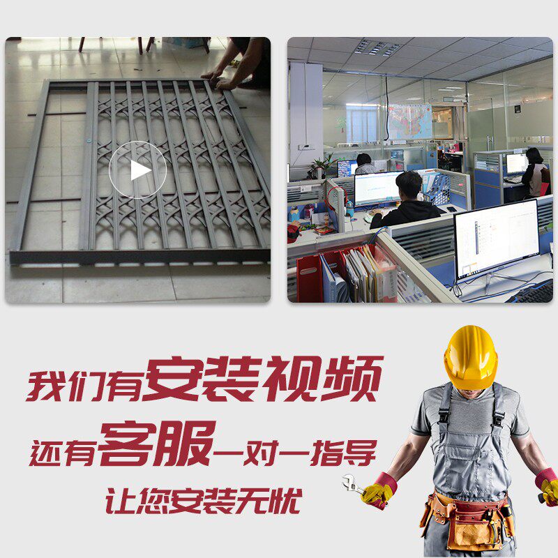 铝合金拉闸门家用推拉门透气静音伸缩门阳台通风防盗窗门商铺折叠