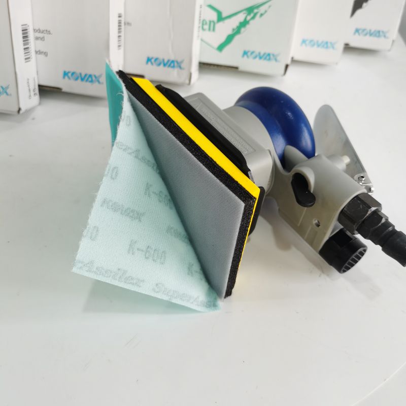 75/100气动打磨机小方形砂纸机汽车漆面橘皮纹抛光软磨砂纸干磨机