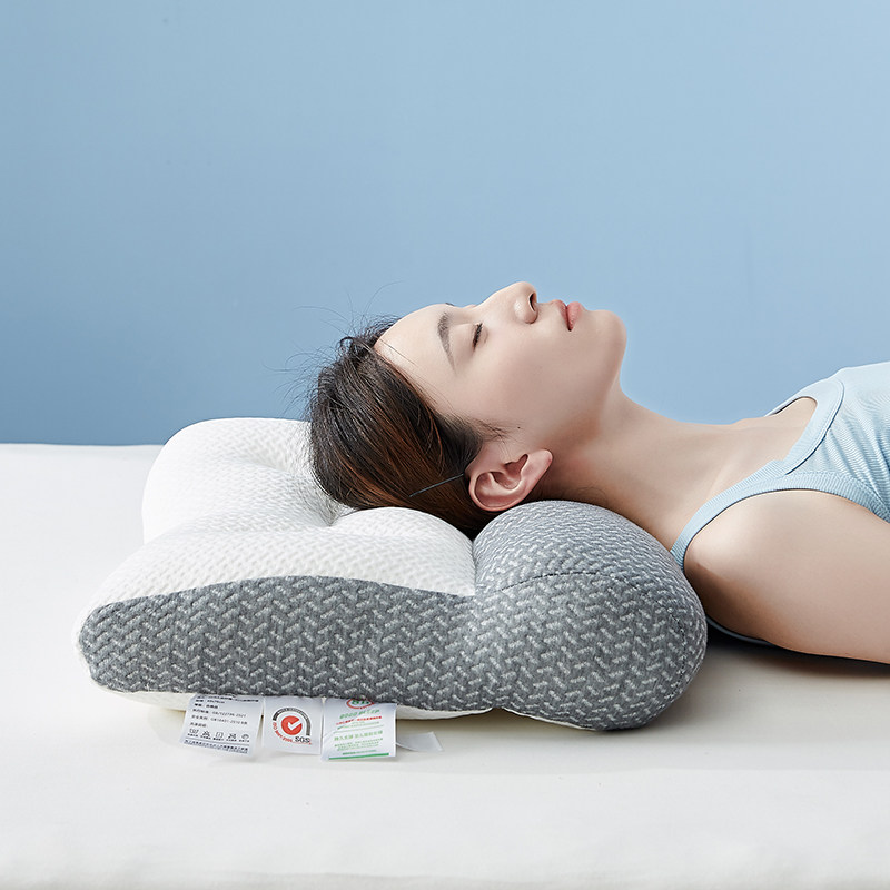 颈椎枕修复颈椎专用矫正分区专业睡眠护颈枕家用枕芯反牵引保健枕