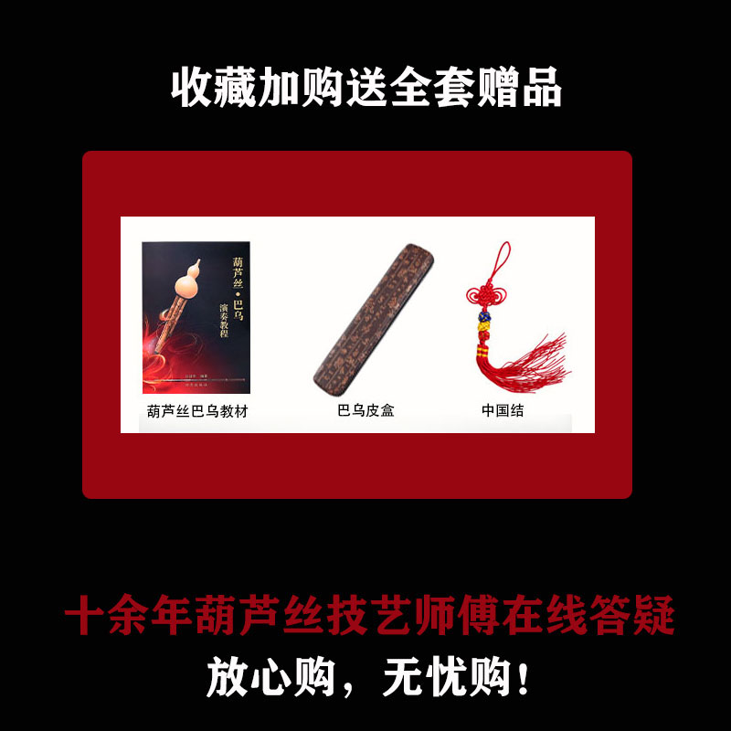 葫芦丝乐器初学C调降B调入门自学专业演奏型胡芦丝乐器云南玉祥