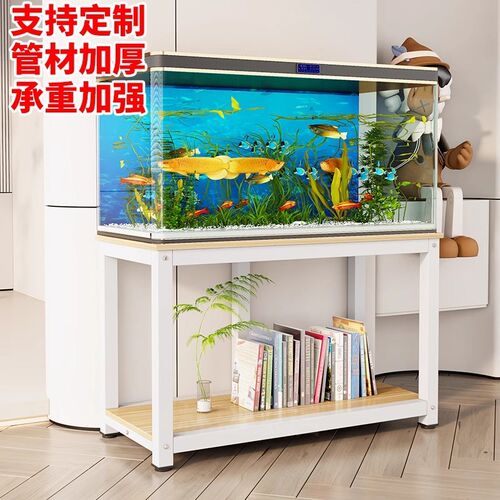 鱼缸架子鱼缸桌子底柜底座小型金属碳钢80cm水簇箱底架托架可定制