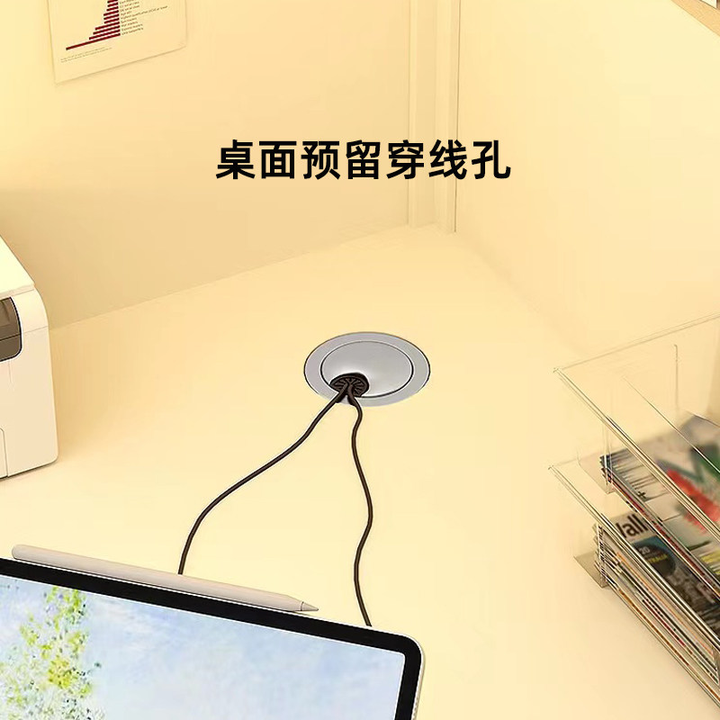 小户型转角书桌书架组合实木书柜一体三角办公桌电脑桌工作台拐角