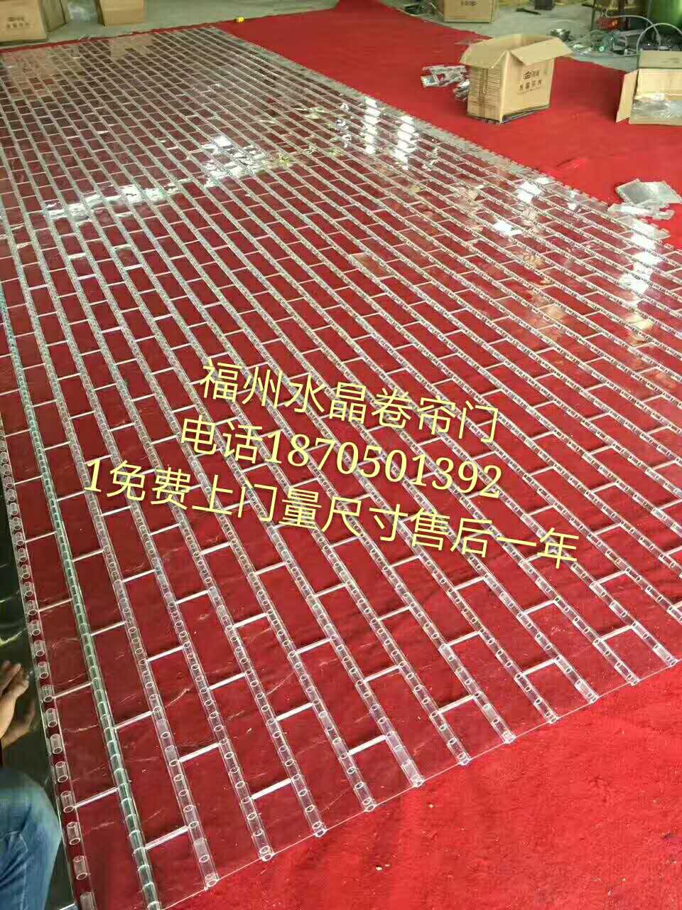 福州三年老店手动卷帘门手拉门拉闸门豪华车库门电动遥控包邮