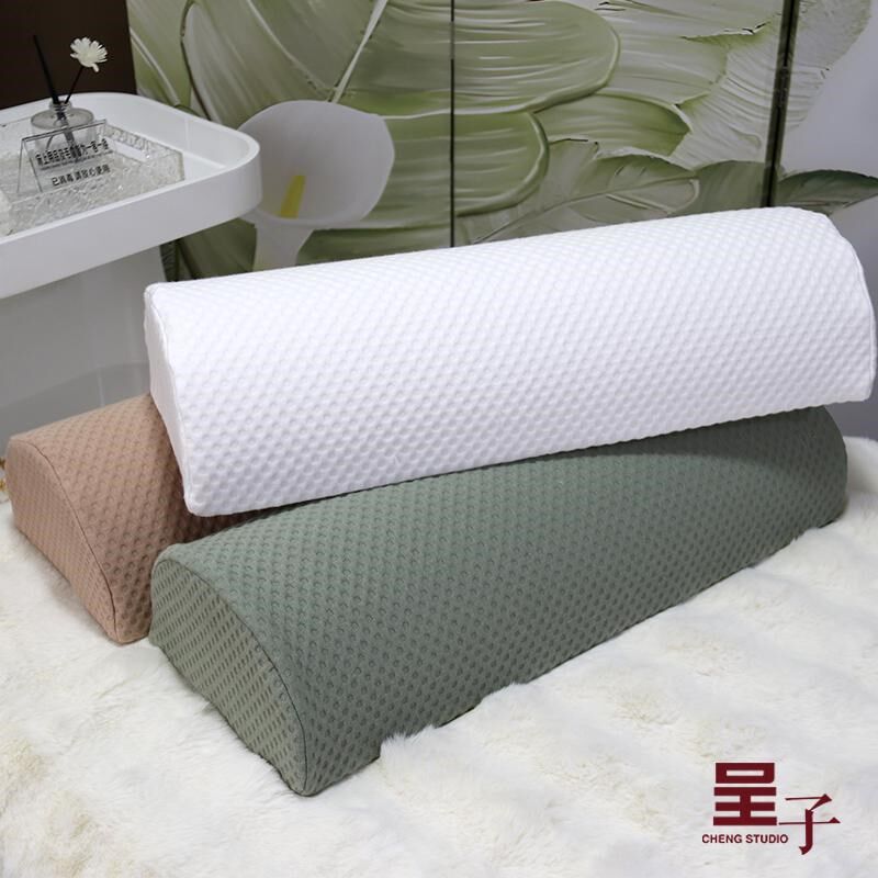 美容院专用脚枕糖果枕足浴按摩垫脚半圆柱记忆枕沙发孕妇靠垫可拆