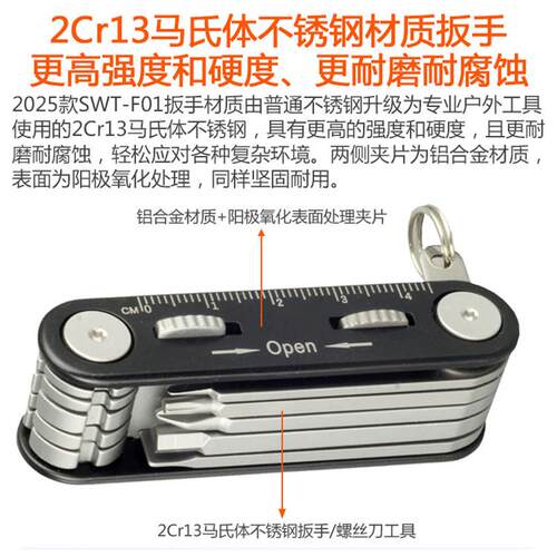 相机三脚架云台快装板兔笼螺丝刀内六角扳手摄影师多功能工具edc