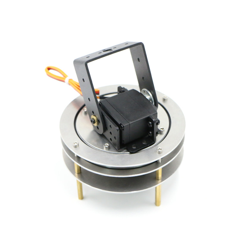 二自由度电动云台套件 含360度旋转舵机与STM32电控 可DIY摄像头