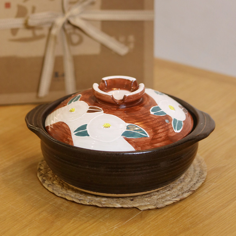 万土烧耐高温日式砂锅家用土锅煲仔饭煲汤炖肉煮粥石锅黑晶炉明火