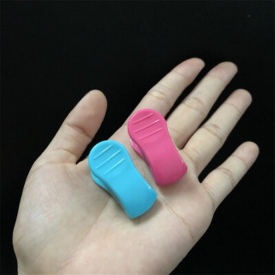 包邮 便利多用夹子保鲜袋口夹子办公收据文件小夹彩色多用塑料夹