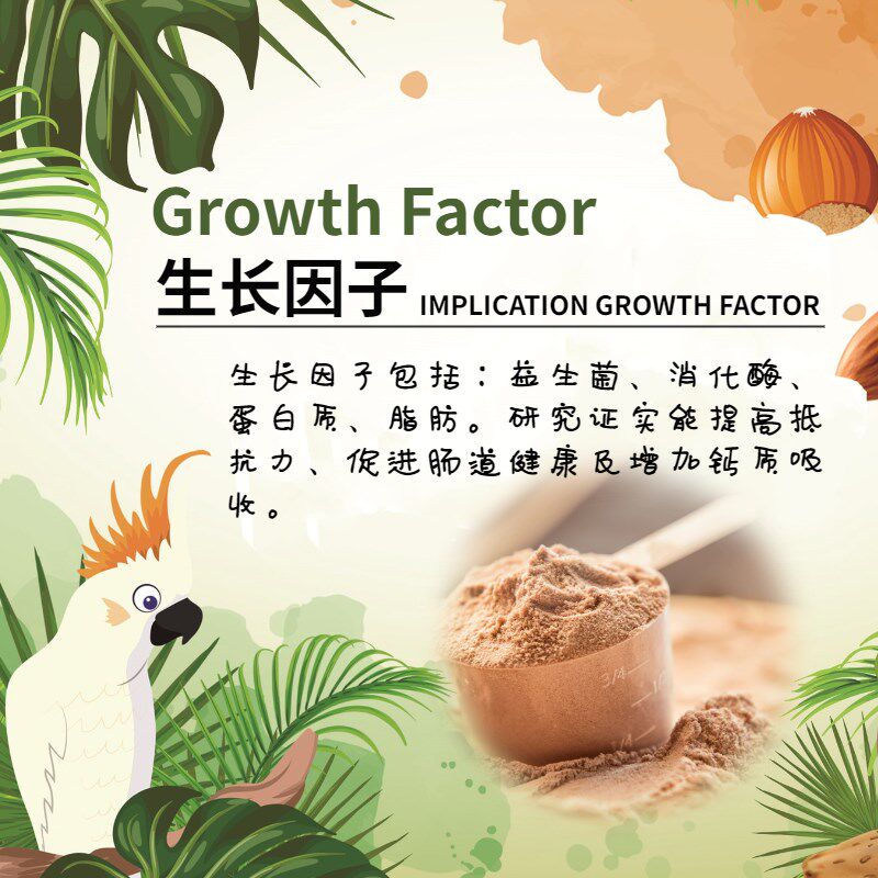 原始森林 5斤装通用款包邮玄凤牡丹虎皮灰专用奶粉鹦鹉饲料鸟粮