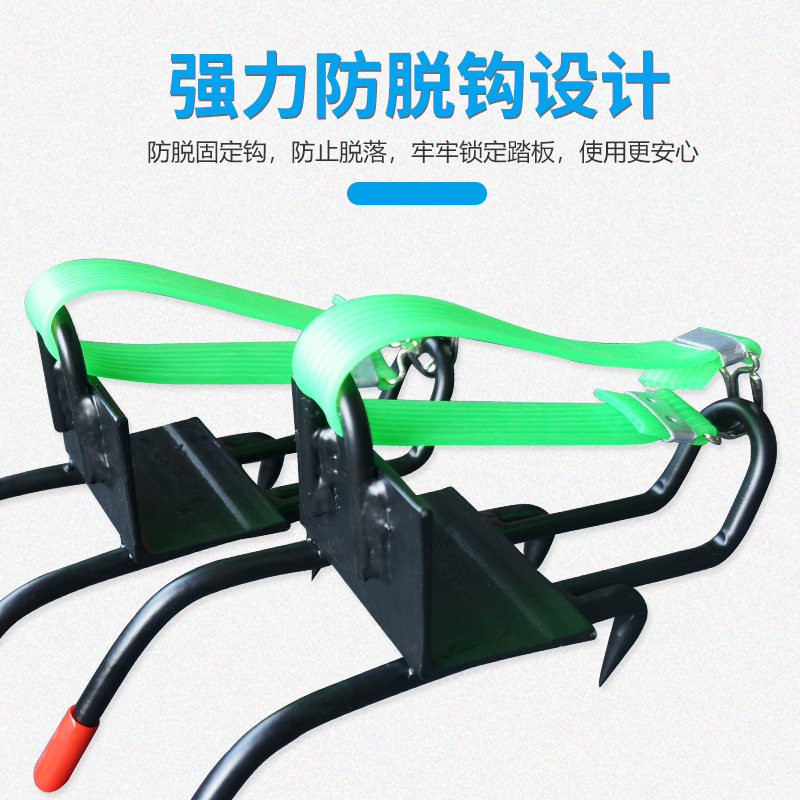 爬树神器脚扎子猫爪上树神器爬树专用工具万能防滑爬树脚扣鞋超