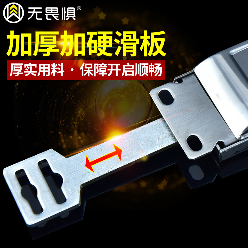 无畏惧C级卷帘门锁防盗锁卷闸门锁中间开通用型商铺门锁拉闸门