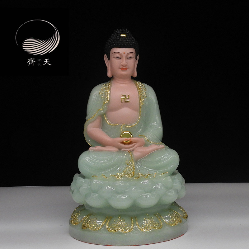 全堂佛佛像观音菩萨地藏王菩萨释迦摩尼佛弥勒佛包邮娑婆四圣供奉
