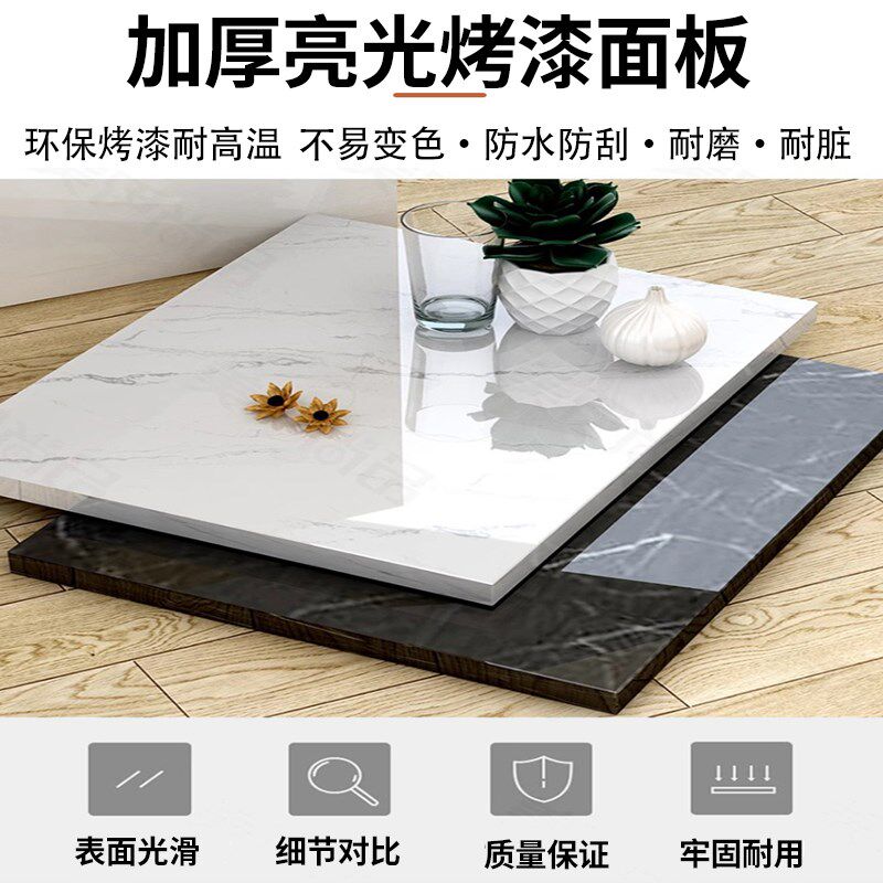 公司前台接待台轻奢风烤漆美容院店铺商用吧台桌服装店吧台收银台