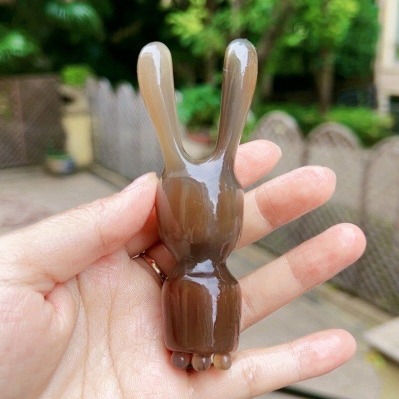 纯天然牛角兔兔美鼻器按摩脸部,眼部,耳后根下颌线