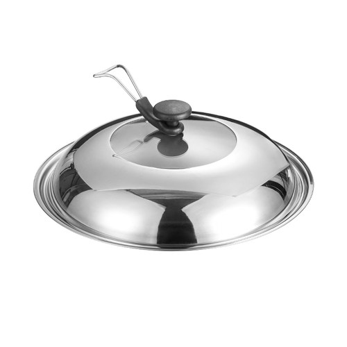 不锈钢锅盖钢化玻璃透明多用组合盖厚厨房炒菜锅盖齐全26CM-42CM