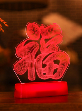 2021新年过年装饰灯笼节日装扮用品小摆件店铺场景布置led小夜灯