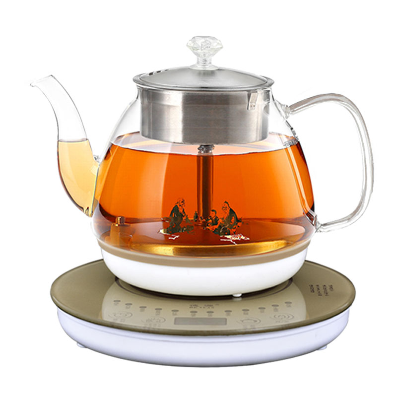 德源全自动电热烧水壶玻璃养生煮茶器随手泡变频蒸茶保温花茶家用