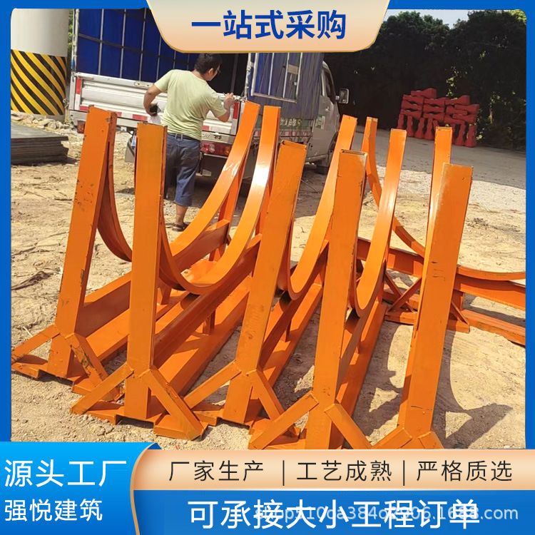 钢筋笼支架建筑工地存放架钢筋胎架工字钢槽钢定位架钢管