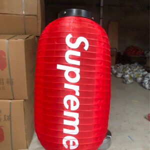 大红冬瓜灯笼折叠舞蹈道具户外防水防晒广告印字拉丝新年春节灯笼