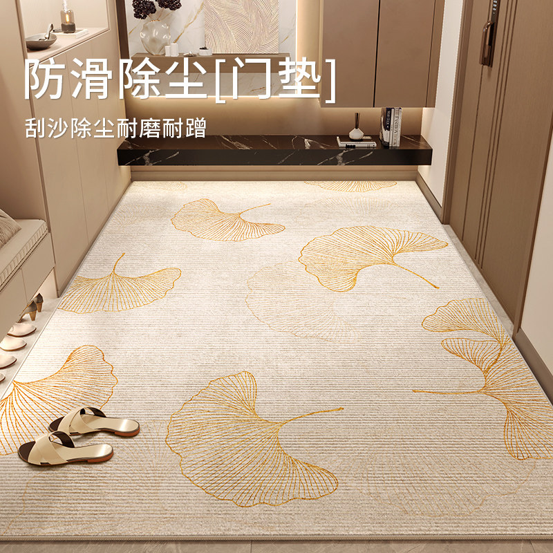 入户门地垫轻奢高级门口进门玄关防滑门垫家用入门脚垫免打理地毯