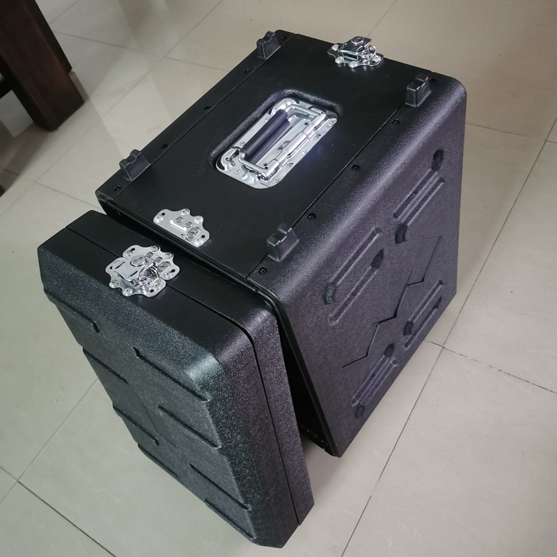 慧聪PE塑料防水手提航空箱功放2U4U麦克风数字功放时序器无线话筒