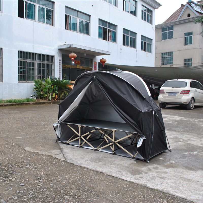 单人露营帐篷户外帐篷,骑行自行车帐篷,储物室帐篷不带内部行军床