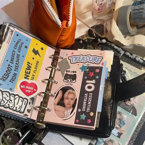 a8m5活页本钱包改手帐本笔记本本子高颜值2024手账本子活页手帐本