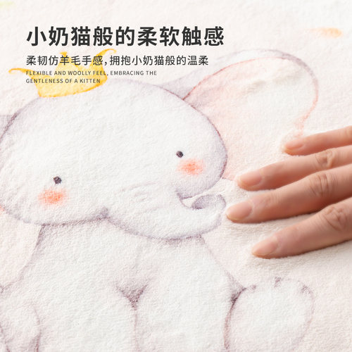 羊羔绒飘窗垫子定制阳台简约四季通用窗台垫主卧室榻榻米坐垫地毯