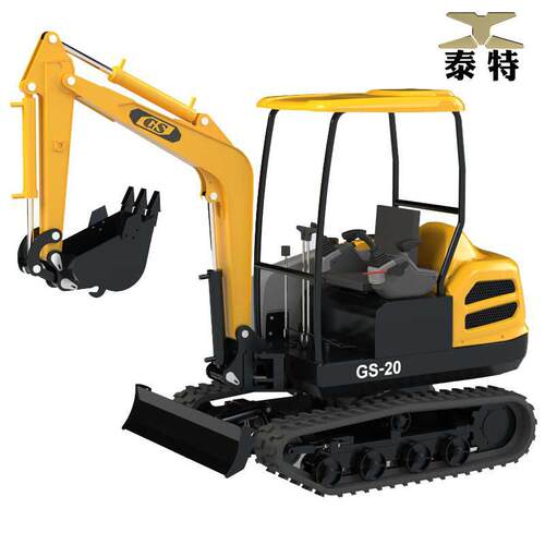 跨境出口小型履带挖掘机小工程破碎电缆挖沟机GS20履带挖掘机