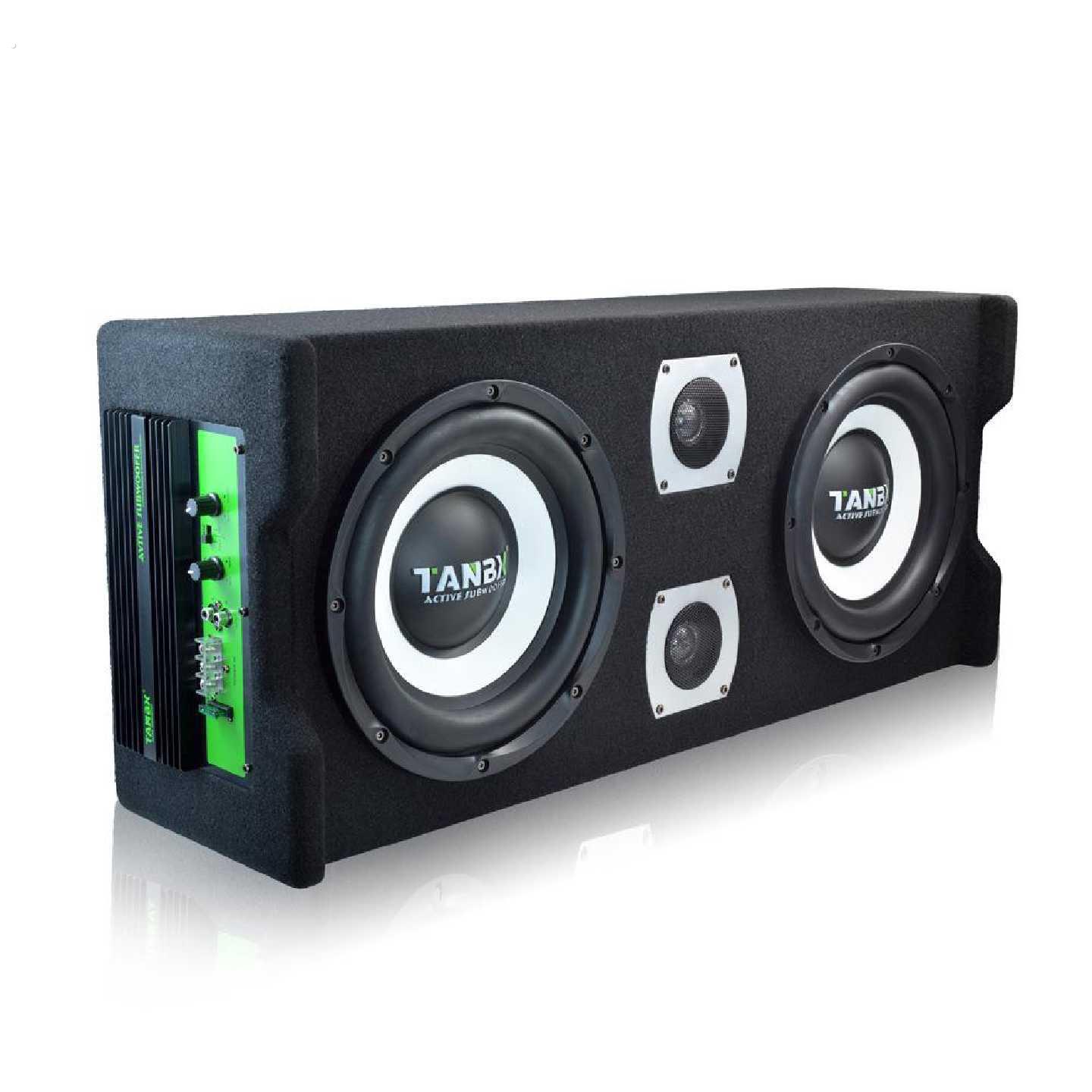 汽车低音炮大功率改装有源后备箱10寸车载音响重低音双10喇叭双12