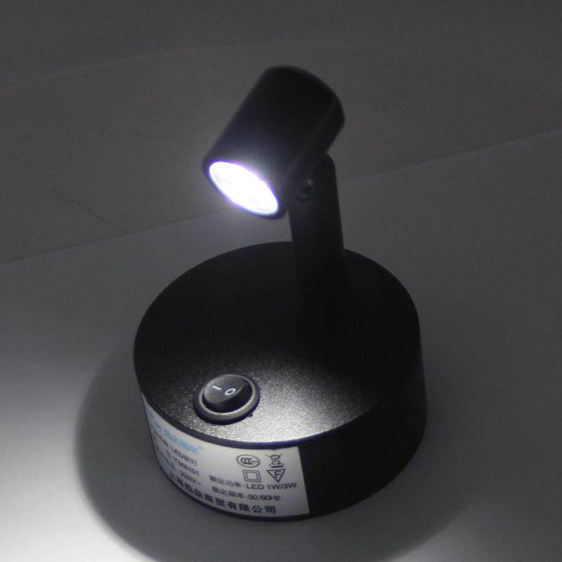 充电射灯led灯无线家用免布线可粘贴式展示柜台夜市地摊小电池灯