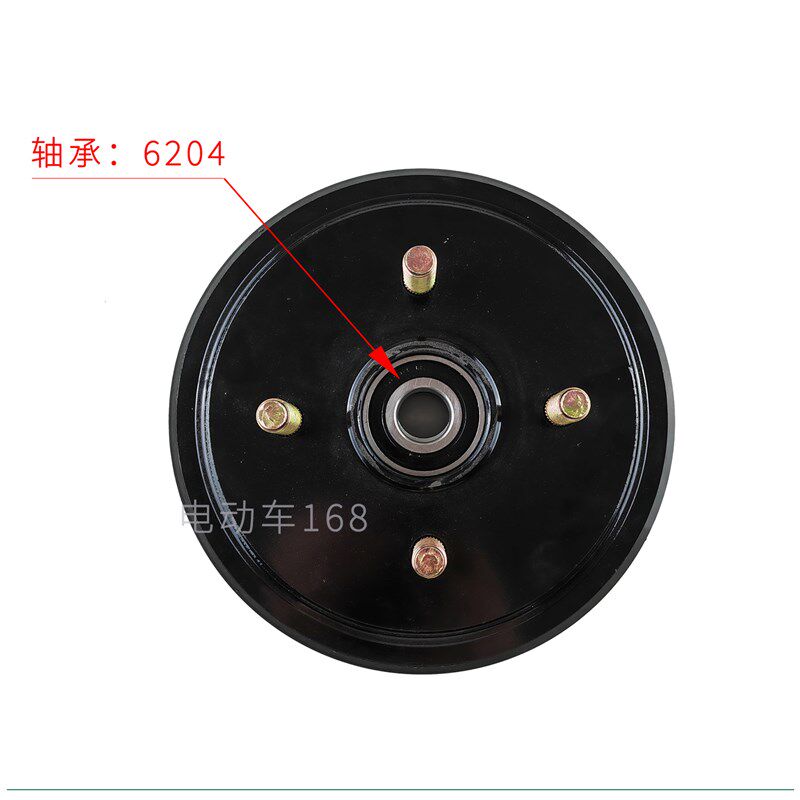 华信巡逻车前刹车鼓180型 华信观光车制动鼓 观光车刹车锅配件