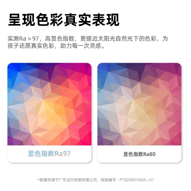好视力护眼台灯学生书桌写作业专用学习台灯插电款符合新国标AA级
