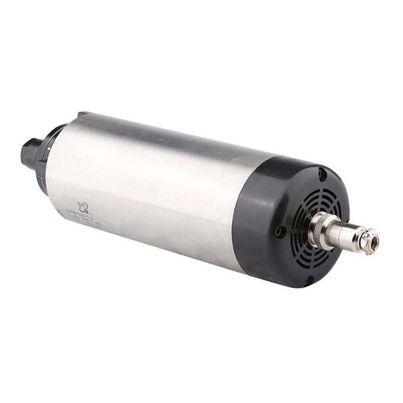 雕刻机翰琪/前程风冷主轴800W 1.5KW 2.2KW 圆形风冷电主轴 包邮