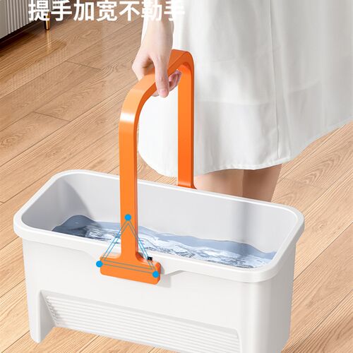 家用拖把桶长方形单独桶平板海绵胶棉加厚型免手洗涮大号清洁水桶