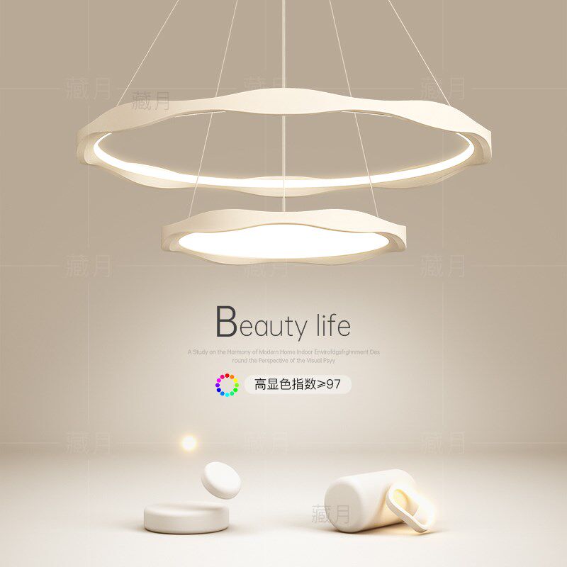 创意led吊灯艺术个性餐厅灯圆餐桌吧台灯客厅卧室灯2025新款灯具