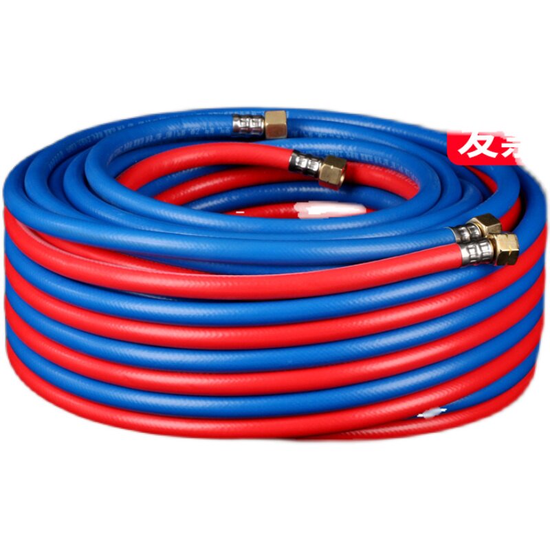 氧气管焊割工业用双色管高压氧气乙炔8mm耐磨软管氧割割枪气割带