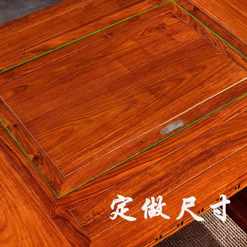 定做茶桌空位盖板茶台中间面板盖板泡茶位改成平板乌金石封板木板