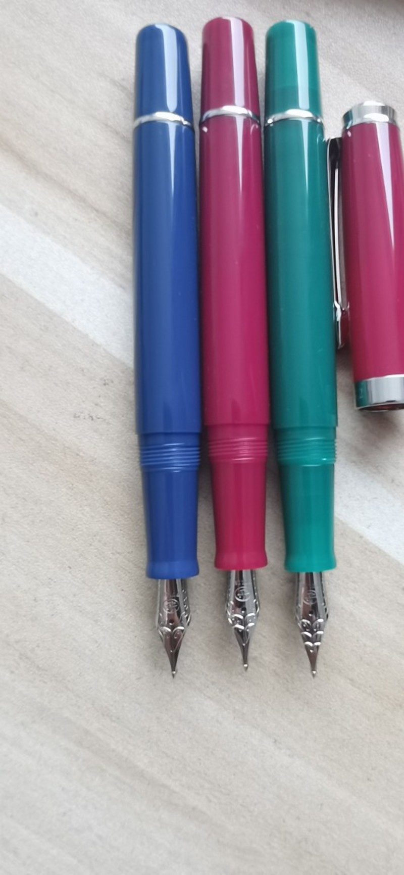 新款研锋活塞手工打磨特大铱粒 26尖双用层钢笔 书法 钢笔 长刀研