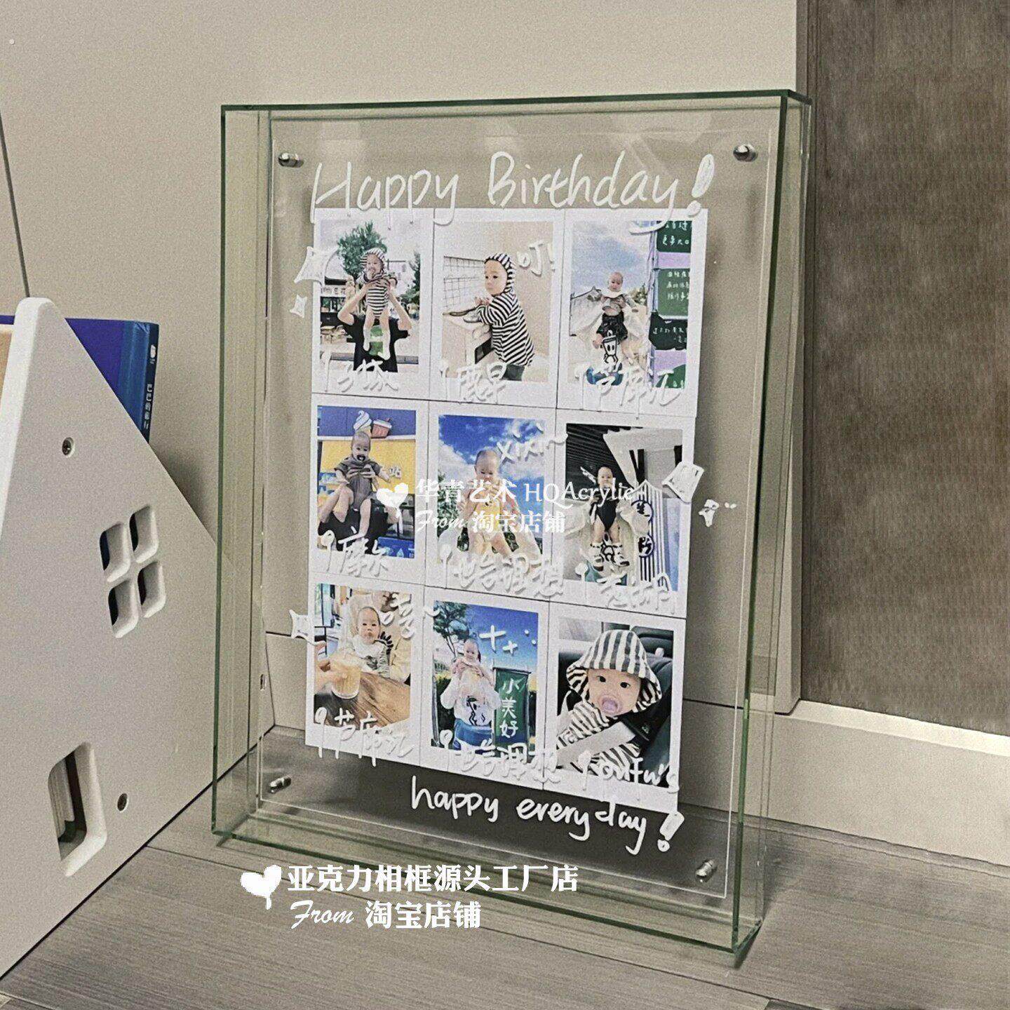 压克力彩色拼图相框1000片画框装裱500块拼图专用框婚纱照装裱框