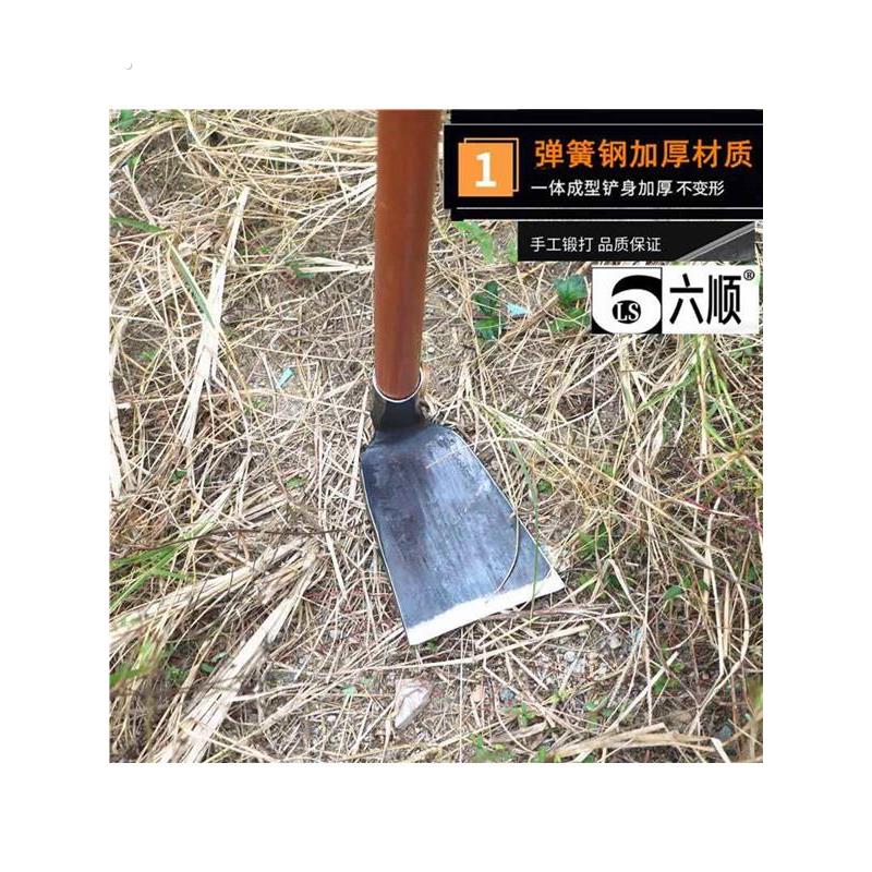 锻打弹簧钢锄头农具挖土家用种菜除草神器开荒户外小工具农用挖笋