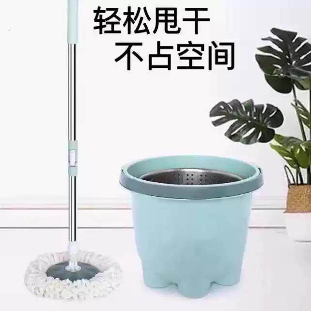 加厚甩桶家用拖把免手洗懒人拖把旋转拖把