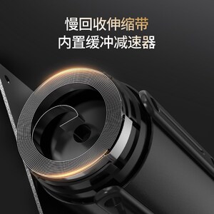 创宾不锈钢壁挂伸缩隔离带 安全警戒黄黑磁吸伸缩栏杆