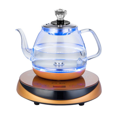 110V220V全自动底部上水电热水壶煮茶器玻璃烧水一体机小型泡茶炉