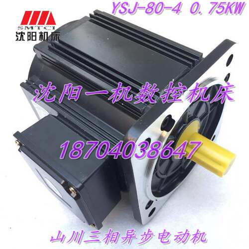 中捷摇臂钻床 Z3040 Z3050 山川电机 夹紧电机 YSJ-80-4 0.75KW