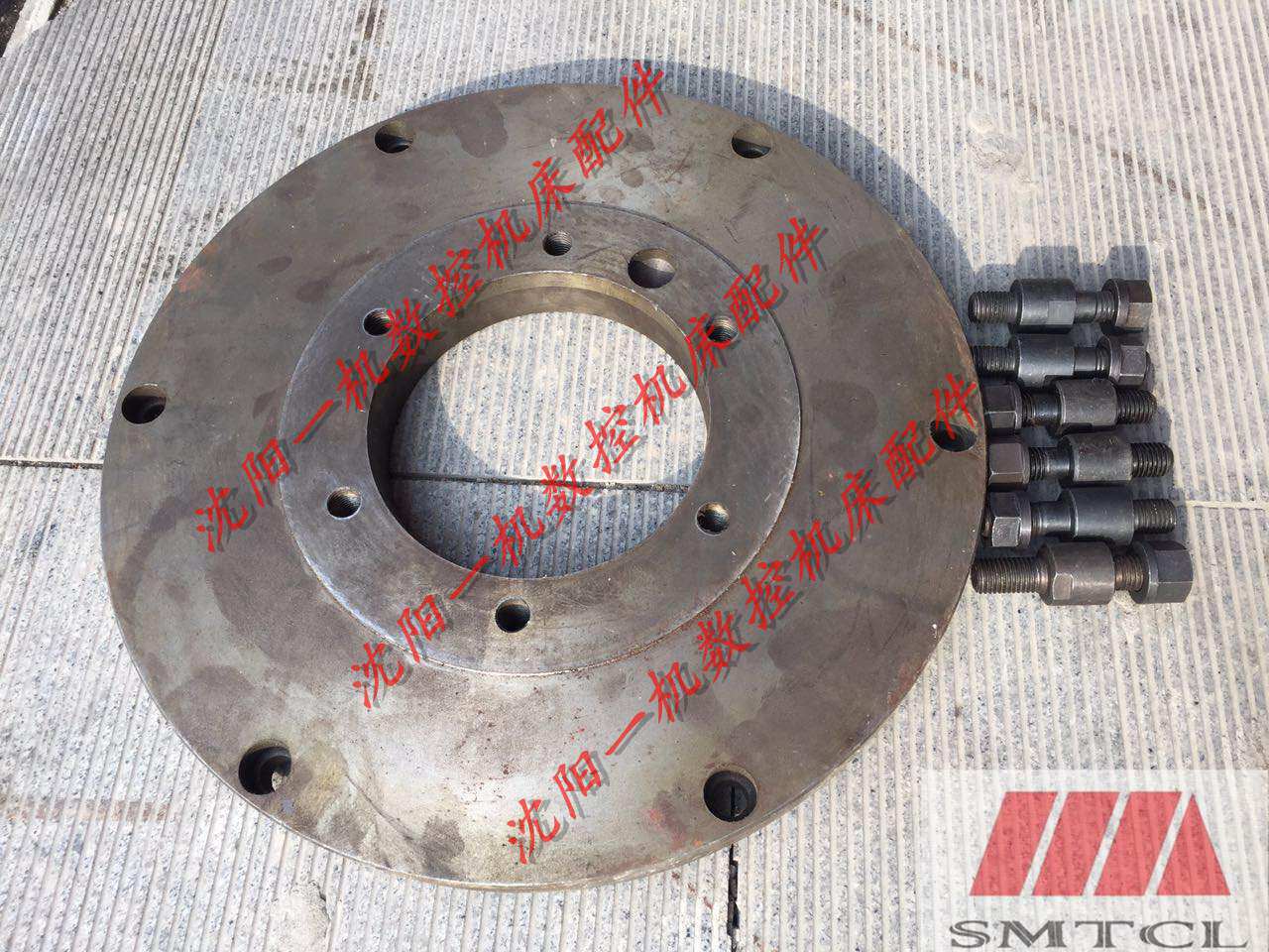 大连机床CW6163C CW6180C 500直径建华卡盘配套法兰盘带螺丝 正品