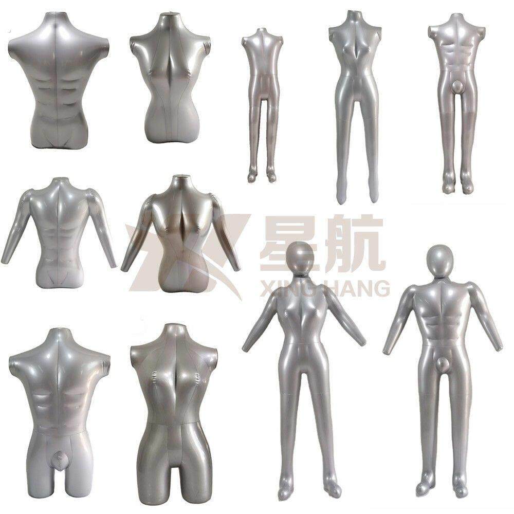 充气人形模特女充气新款全身拍照工具展示透明塑料服装模特假真人