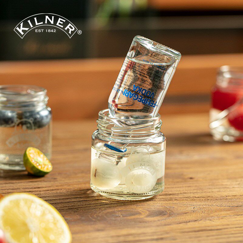 迷你小玻璃罐英国kilner泡酒瓶子空瓶自制酿水果青梅酒分装密封罐